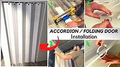 Accordion Folding Door Installation (The ONLY tutorial video you will need to watch)