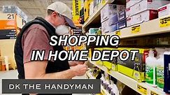 SHOPPING IN HOME DEPOT / MRDKENDALL