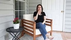 DIY Outdoor Chair - Angela Marie Made