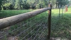 How to build a woven wire fence (Red Brand, Sheep and Goat)
