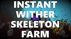 Minecraft Elegance: Instant Wither Skeleton Farm, No Spawn-proofing 135 skulls/hr (Java 1.16-1.20)