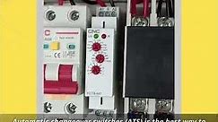 Automatic Changeover Switch for solar or genset vs grid power