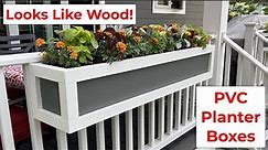 How To Build PVC Flower Boxes That Look Like Real Wood, Will Never Rot, and Will Last Forever!