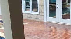 Patio Deck Resurfacing #hardwoodfloorrefinishing #viralvideo #homeimprovement