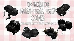 10+ ROBLOX HAIR CODES (BRAIDS, PUFFS, AFROS) / ETERNXITY