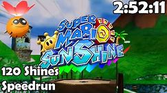 120 Shines in 2:52:11 ~ Super Mario Sunshine Speedrun