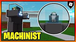 How to get the "MACHINIST" BADGE + MECH ABILITY in ABILITY WARS || Roblox