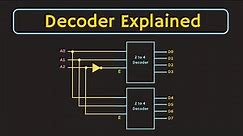Decoder Explained | What is Decoder? Applications of Decoder | 5 to 32 Decoder using 3 to 8 Decoders