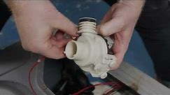 How to replace the drain pump on a Hotpoint washer dryer