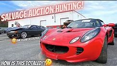 Buying RARE Sports Cars At Salvage Auction! | HOW Is It TOTALED!?