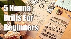 Henna Drills for Beginners | Learn Henna FAST With These Drills