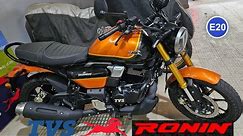 TVS RONIN 2024 with E20 full information | tvs ronin with e20 full review.by Iconbikeclub.