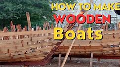 How to build a wooden boats || boats market