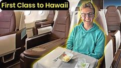 The Best Way to Fly to Hawaii | Hawaiian Airlines A330 First Class Full Review