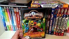 My Power Rangers DVD Collection 30 Items! Power Rangers DVD Collection #PowerRangers