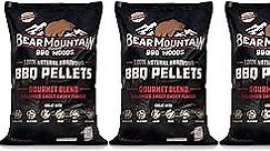 Bear Mountain FB99 All Natural Low Moisture Hardwood Smoky Gourmet Blend BBQ Smoker Pellets for Outdoor Grilling, 40 Pound Bag (3 Pack)