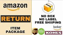 How to return an Amazon item - 2023