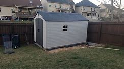 Lifetime 8x12.5 shed build and review.