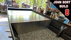 Cutting out Aluminum for a Front Deck | Jon Boat Build