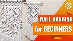 DIY Easy Macrame Wall Hanging for Beginners | Macrame wall hanging Tutorial | Macrame Wall Decor