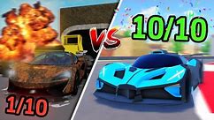 1 Visit VS 1,000,000,000 Visits Roblox Car Games!