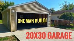 Full Garage Build! Framing AND Siding! MY DIY