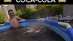 Swimming pool of coke