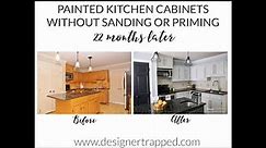 How Our DIY Painted Kitchen Cabinets are Holding Up