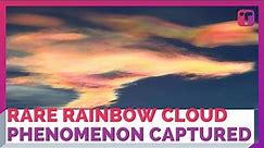 Photographer Captures Rare Rainbow Cloud Phenomenon Over Scotland