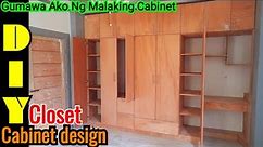 DIY Cabinet Design forbedroom ||Gumawa Ako Ng Malaking Cabinet || Budoy Vlog