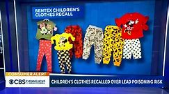 Children's clothes recalled over lead poisoning risk
