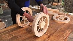 Amazing Garden Decoration Woodworking Ideas // How To Make Simple Rustic Tricycle Planting Machine