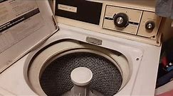 An exceedingly long vintage Kenmore Washer video