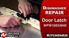 KitchenAid Dishwasher - Will Not Be Able to Open Door - Door Latch Repair and Diagnostic