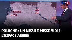 Pologne : un missile russe viole l’espace aérien