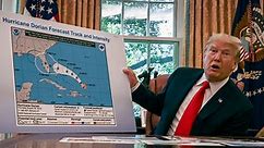 President Trump showed a doctored hurricane chart. Was it to cover up for ‘Alabama’ Twitter flub?