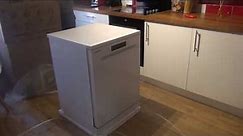 Samsung Dishwasher . Samsung DW60M6050FW . Review Unboxing