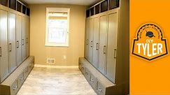 How To Build Lockers For A Mudroom