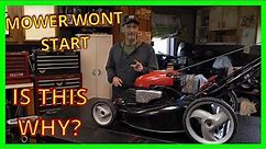 Craftsman LAWNMOWER WONT START (Briggs 190cc Engine) Diagnostic & Repair /This Could be Your Problem