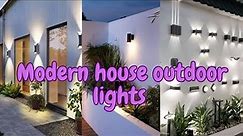 "Illuminating Elegance: House Outdoor Wall Lights Showcase.