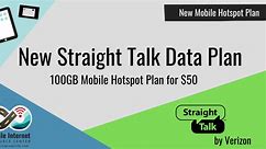 Straight Talk Releases Prepaid 100GB Mobile Hotspot Plan on Verizon for $50/mo (also for Tablets)