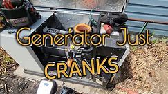 Generac Generator Just Cranks