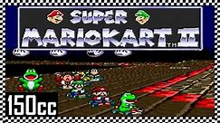 Super Mario Kart 2 🏁 Yoshi: All Tracks [100%/Hack/Playthrough/English/HD] +Credits