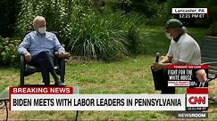 Joe Biden meets with Labor leaders in Pennsylvania