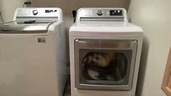 LG Dryer Footage: ASMR #cleanfreaks