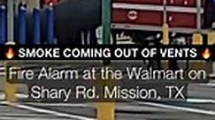 An AC unit caught fire in Walmart on Shary Rd in #MissionTX. Store was filled with smoke and evacuated. It looks like the fire was put out already and the smoke was cleared already.