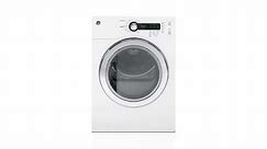 GE 4-cu ft Stackable Electric Dryer (White)