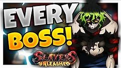 SLAYERS UNLEASHED I FOUGHT EVERY SINGLE BOSS IN GAME AND HERE IS WHAT I GOT...