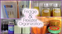 Fridge & Freezer Organization || Side By Side Fridge Tour || Life as a Twin Mom