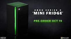 Official Xbox Series X Replica Mini Fridge with a $20 Target gift card at $100, 8-can model at $79